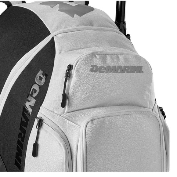 DeMarini Voodoo OG Backpack for Baseball/Softball Equipment, White, WB571120 NWT - Picture 8 of 10